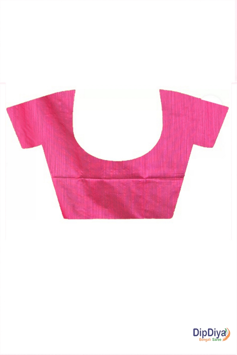 Blue Cotton Blended Pariva Hand Loom Saree (354)